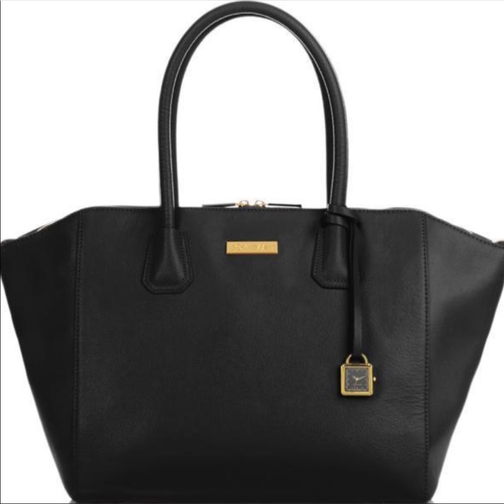 J OY & IMAN  Leather "Best Friend" City Satchel